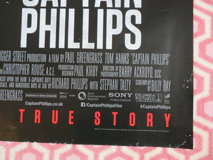 CAPTAIN PHILLIPS BRITISH QUAD (30"x 40")ROLLED POSTER TOM HANKS PAUL GREEN GRASS Rendezvous Cinema Movie posters