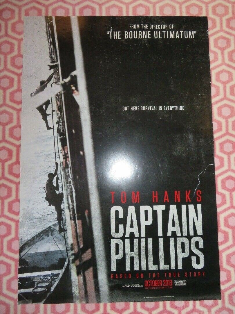 CAPTAIN PHILLIPS US ONE SHEET ROLLED POSTER TOM HANKS 2013 Movie posters