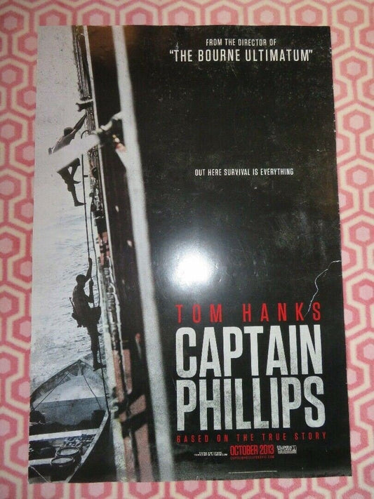 CAPTAIN PHILLIPS US ONE SHEET ROLLED POSTER TOM HANKS 2013 Movie posters