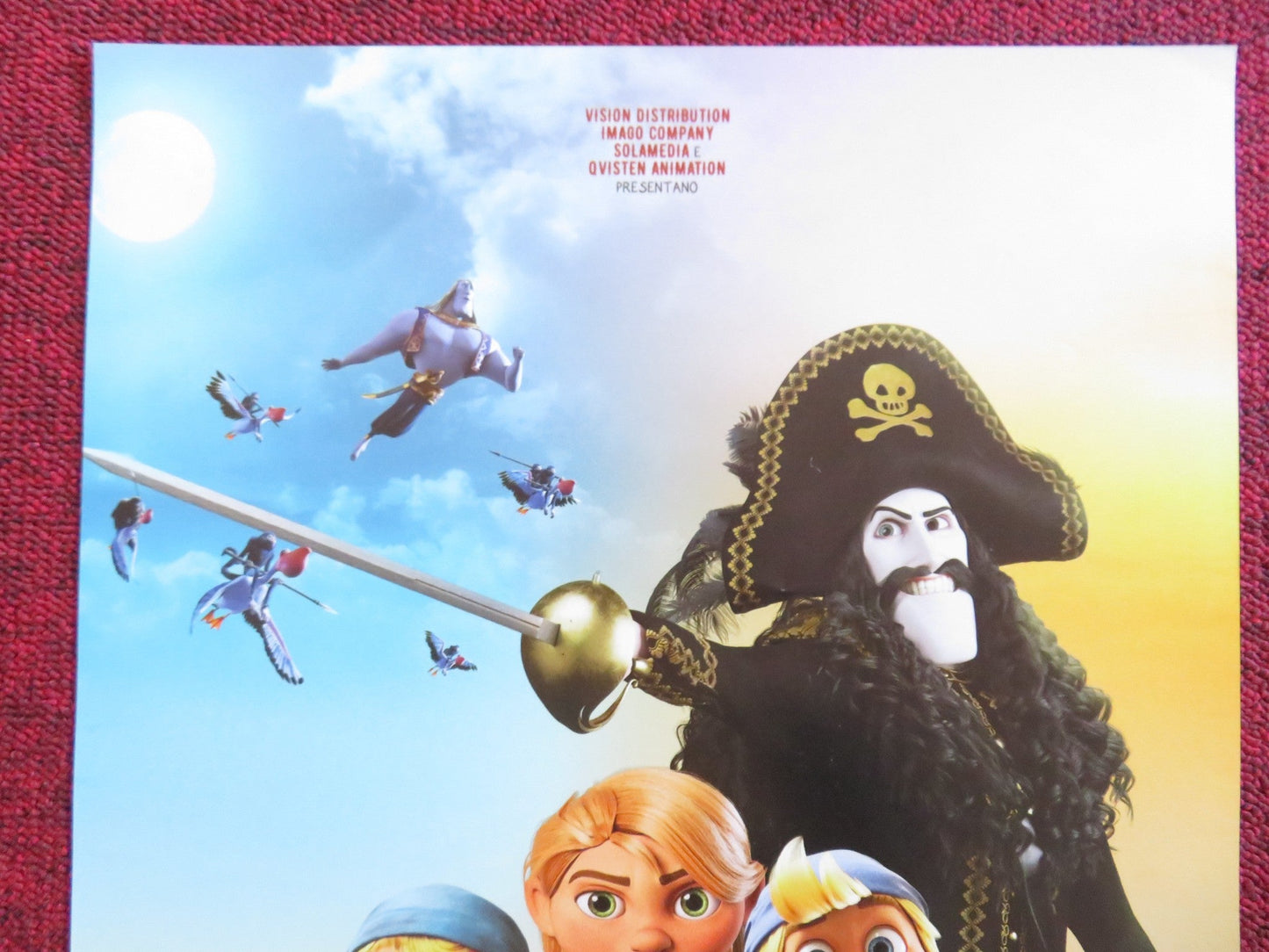 CAPTAIN SABERTOOTH AND THE MAGIC DIAMOND ITALIAN LOCANDINA POSTER K. HAUGEN 2019 Rendezvous Cinema Movie posters