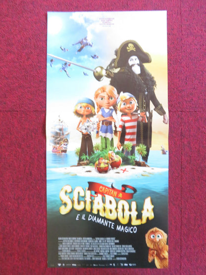 CAPTAIN SABERTOOTH AND THE MAGIC DIAMOND ITALIAN LOCANDINA POSTER K. HAUGEN 2019 Rendezvous Cinema Movie posters