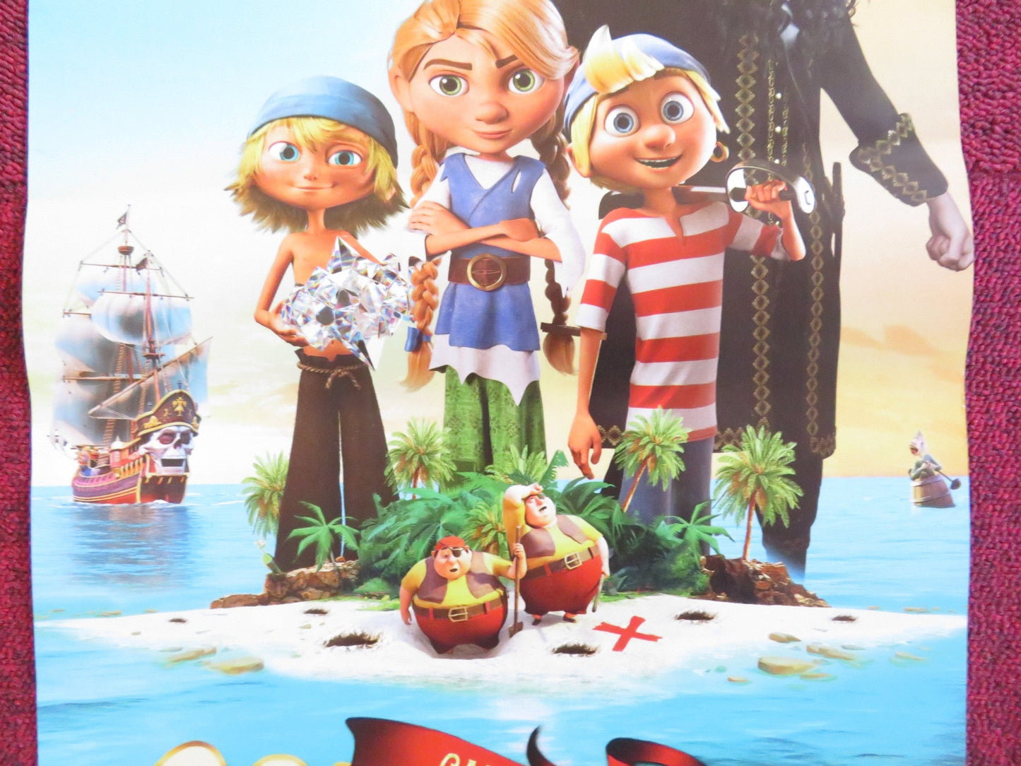 CAPTAIN SABERTOOTH AND THE MAGIC DIAMOND ITALIAN LOCANDINA POSTER K. HAUGEN 2019 Rendezvous Cinema Movie posters