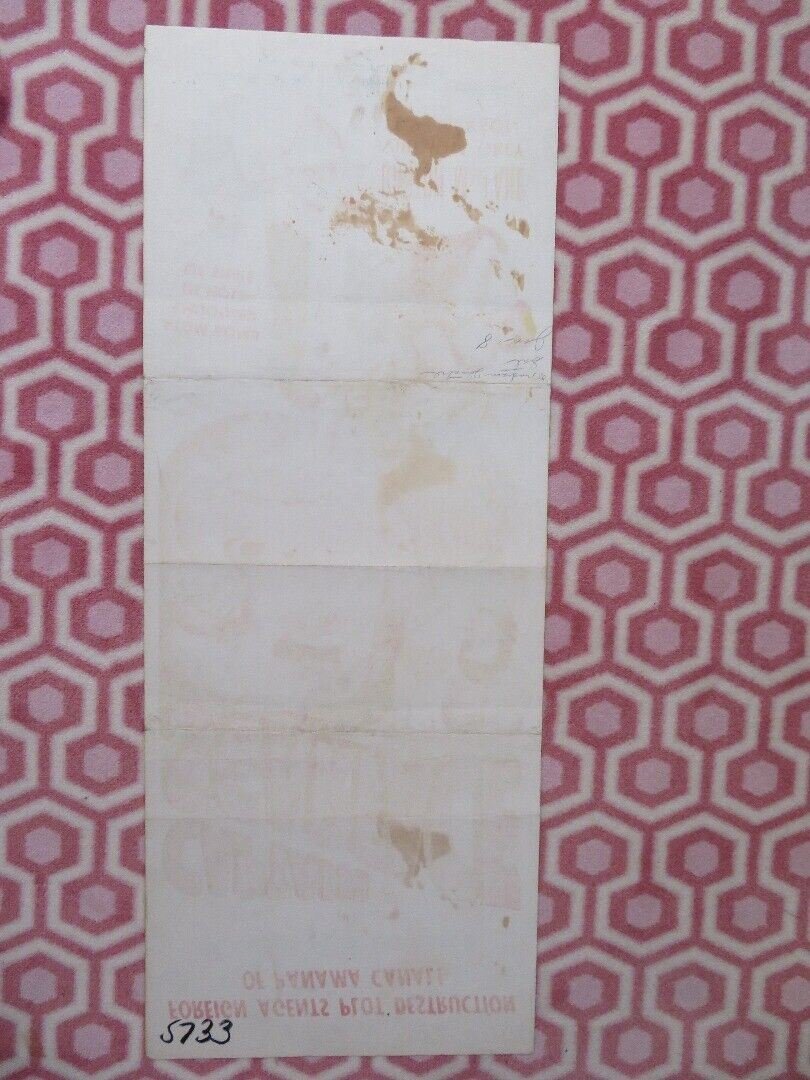 CAPTAIN SCARFACE US INSERT (14"x 36") POSTER BARTON MACLANE VIRGINIA GREY 1953 - Rendezvous Cinema