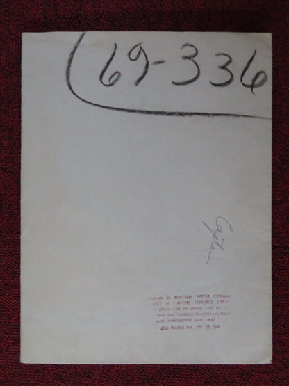 CAPTAIN TYPHOON FOLDED CANADA ONE SHEET POSTER 23" X 35" CURN JURGENS - Rendezvous Cinema