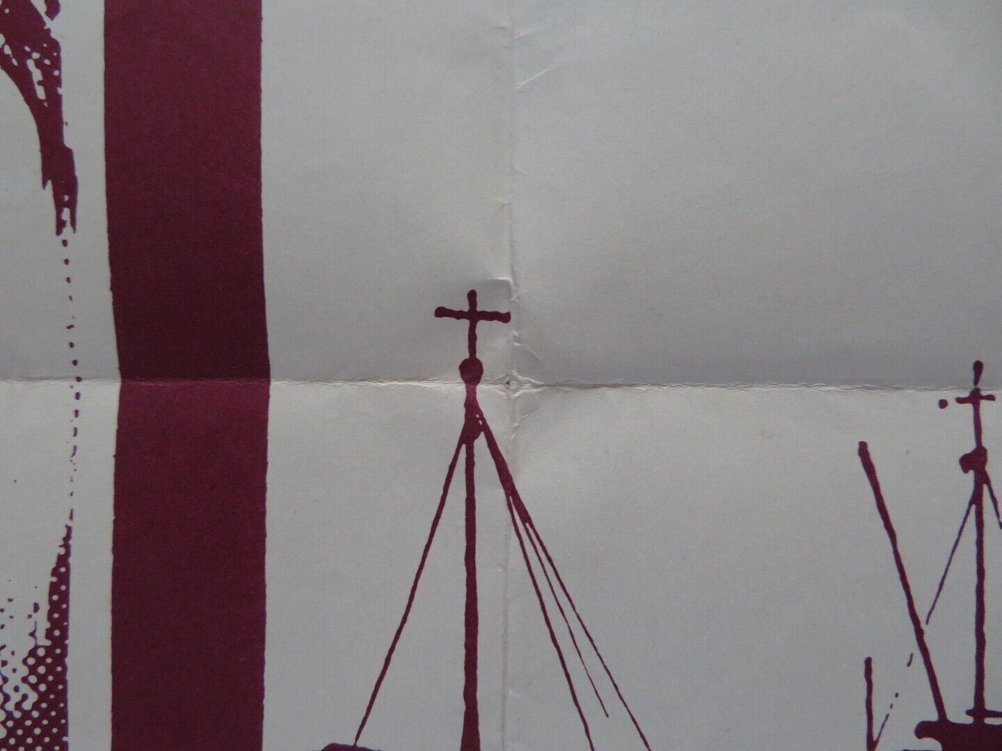 CAPTAIN TYPHOON FOLDED CANADA ONE SHEET POSTER 23" X 35" CURN JURGENS - Rendezvous Cinema