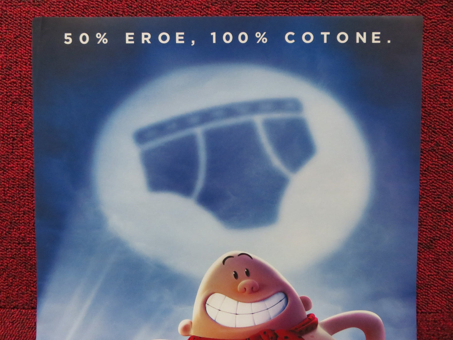 CAPTAIN UNDERPANTS: THE FIRST EPIC MOVIE ITALIAN LOCANDINA POSTER KEVIN HART '15 Rendezvous Cinema Movie posters