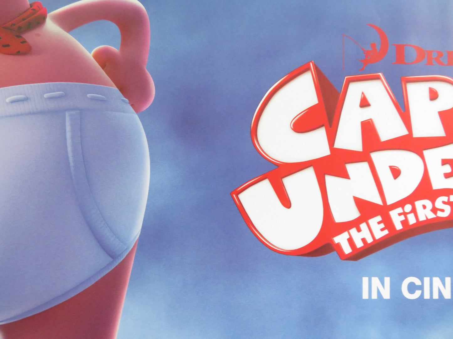 CAPTAIN UNDERPANTS: THE FIRST EPIC MOVIE UK QUAD ROLLED POSTER KEVIN HART 2017 Rendezvous Cinema Movie posters