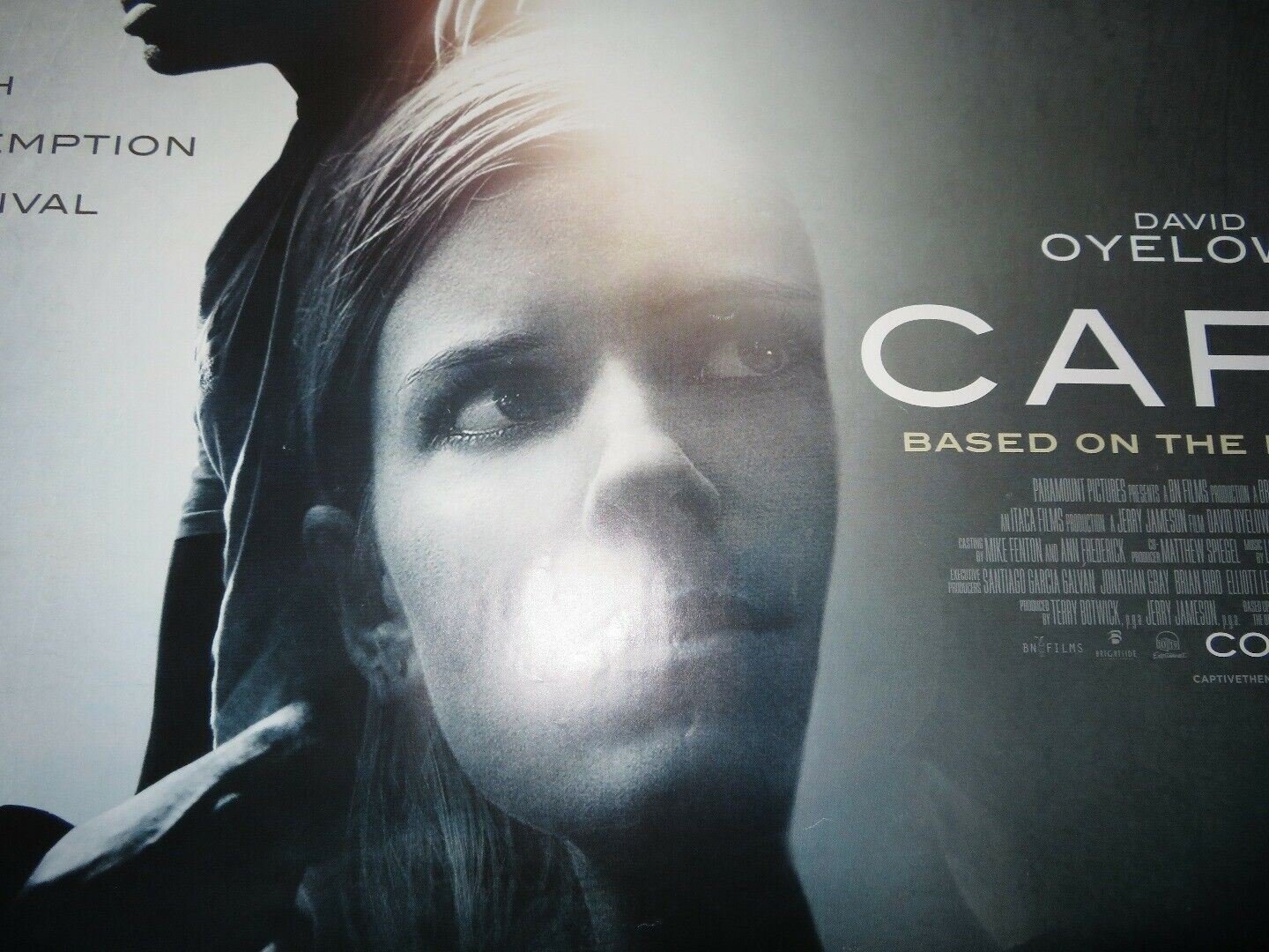CAPTIVE QUAD (30"x 40") ROLLED POSTER DAVID OYELOWO KATE MARA RICK WARREN Movie posters