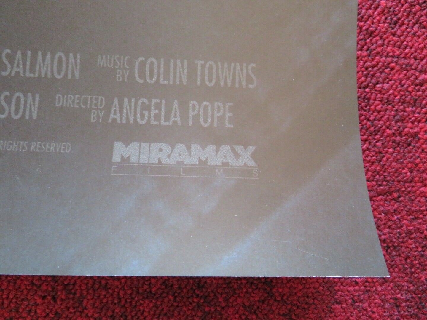 CAPTIVES US ONE SHEET ROLLED POSTER TIM ROTH JULIA ORMOND 1994 Movie posters