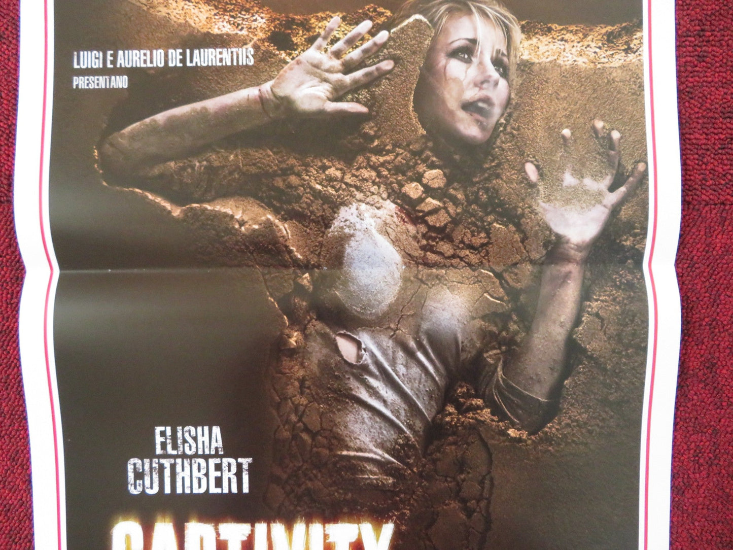 CAPTIVITY ITALIAN LOCANDINA POSTER ELISHA CUTHBERT DANIEL GILLIES 2007 Rendezvous Cinema Movie posters