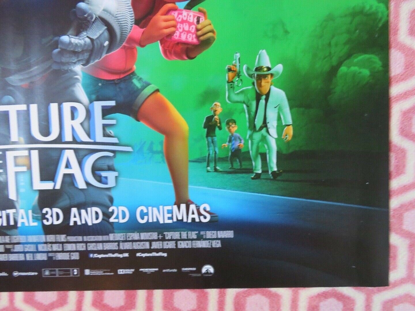 CAPTURE THE FLAG BRITISH QUAD (30"x 40") ROLLED POSTER 2015 Movie posters