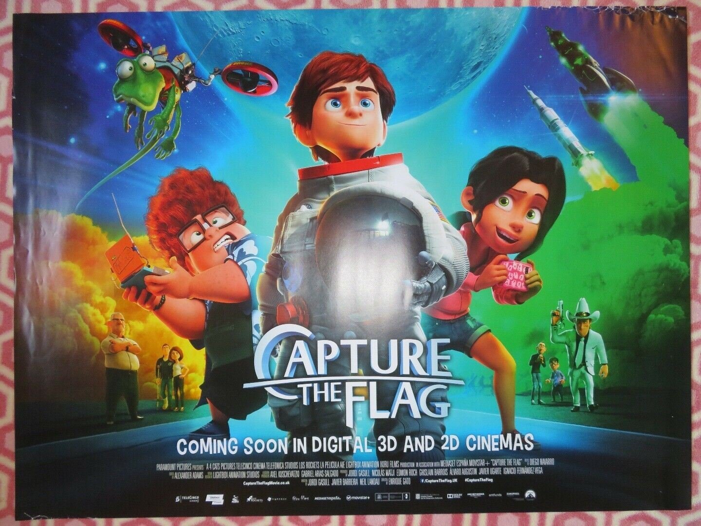 CAPTURE THE FLAG BRITISH QUAD (30"x 40") ROLLED POSTER 2015 Movie posters