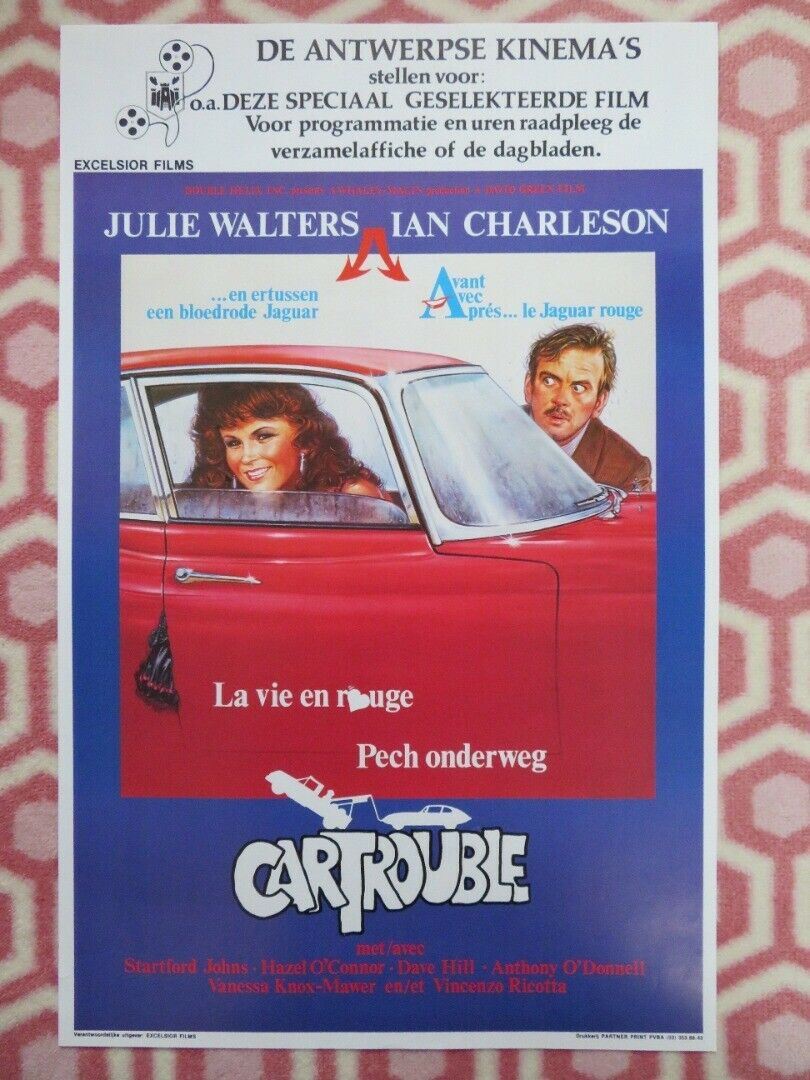 CAR TROUBLE BELGIUM (21.5"x14") POSTER HAZEL O'CONNOR DAVE HILL 1986 Movie posters