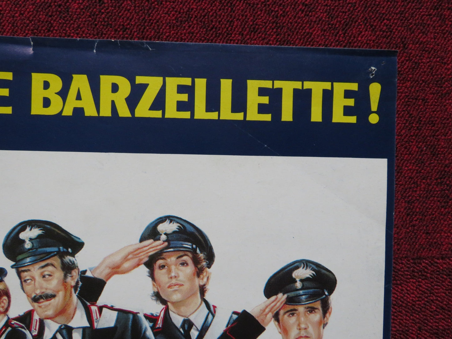 CARABINIERI SI NASCE ITALIAN FOGLIO POSTER SANDRO GHIANI DIEGO CAPPUCCIO 1985 Rendezvous Cinema Movie posters