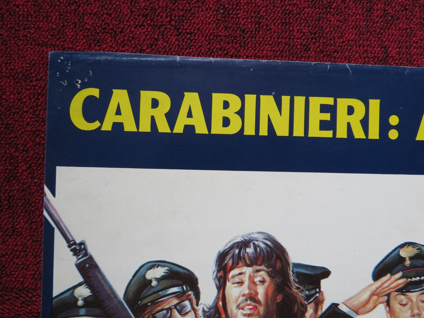 CARABINIERI SI NASCE ITALIAN FOGLIO POSTER SANDRO GHIANI DIEGO CAPPUCCIO 1985 Rendezvous Cinema Movie posters