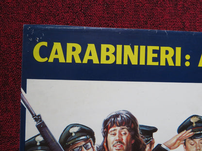 CARABINIERI SI NASCE ITALIAN FOGLIO POSTER SANDRO GHIANI DIEGO CAPPUCCIO 1985 Rendezvous Cinema Movie posters