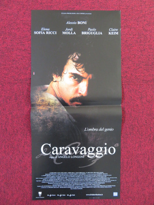 CARAVAGGIO ITALIAN LOCANDINA POSTER ALESSIO BONI JORDI MOLLA 2007 Rendezvous Cinema Movie posters