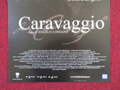 CARAVAGGIO ITALIAN LOCANDINA POSTER ALESSIO BONI JORDI MOLLA 2007 Rendezvous Cinema Movie posters