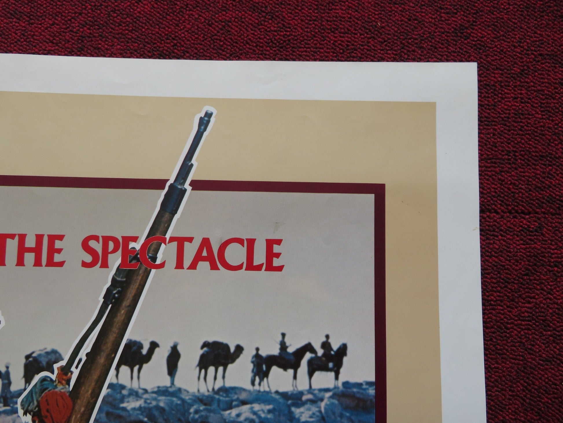 CARAVANS FOLDED US ONE SHEET POSTER ANTHONY QUINN JENNIFER O'NEAL 1978 Rendezvous Cinema Movie posters