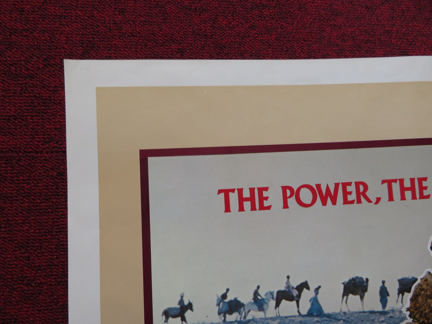 CARAVANS FOLDED US ONE SHEET POSTER ANTHONY QUINN JENNIFER O'NEAL 1978 Rendezvous Cinema Movie posters