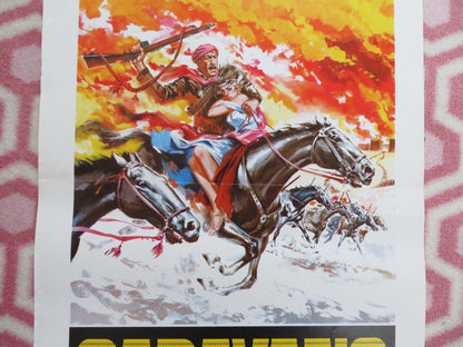 CARAVANS ITALIAN LOCANDINA (27.5"x13") POSTER ANTHONY QUINN BARRY SULLIVAN 1979 Movie posters