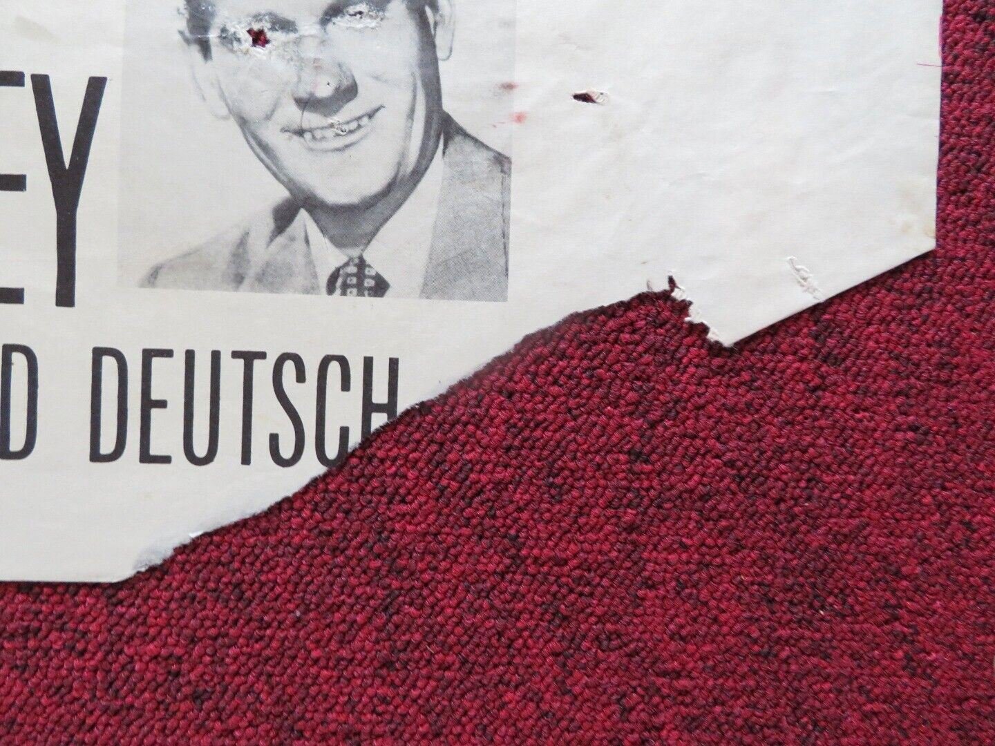 CARBINE WILLIAMS FOLDED US ONE SHEET POSTER JAMES STEWART JEAN HAGEN 1952 Movie posters