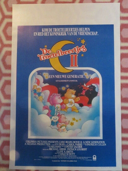 CARE BEARS 2: A New Generation BELGIUM (21.5"x 14.5") POSTER DALE SCHOTT 1986 Movie posters