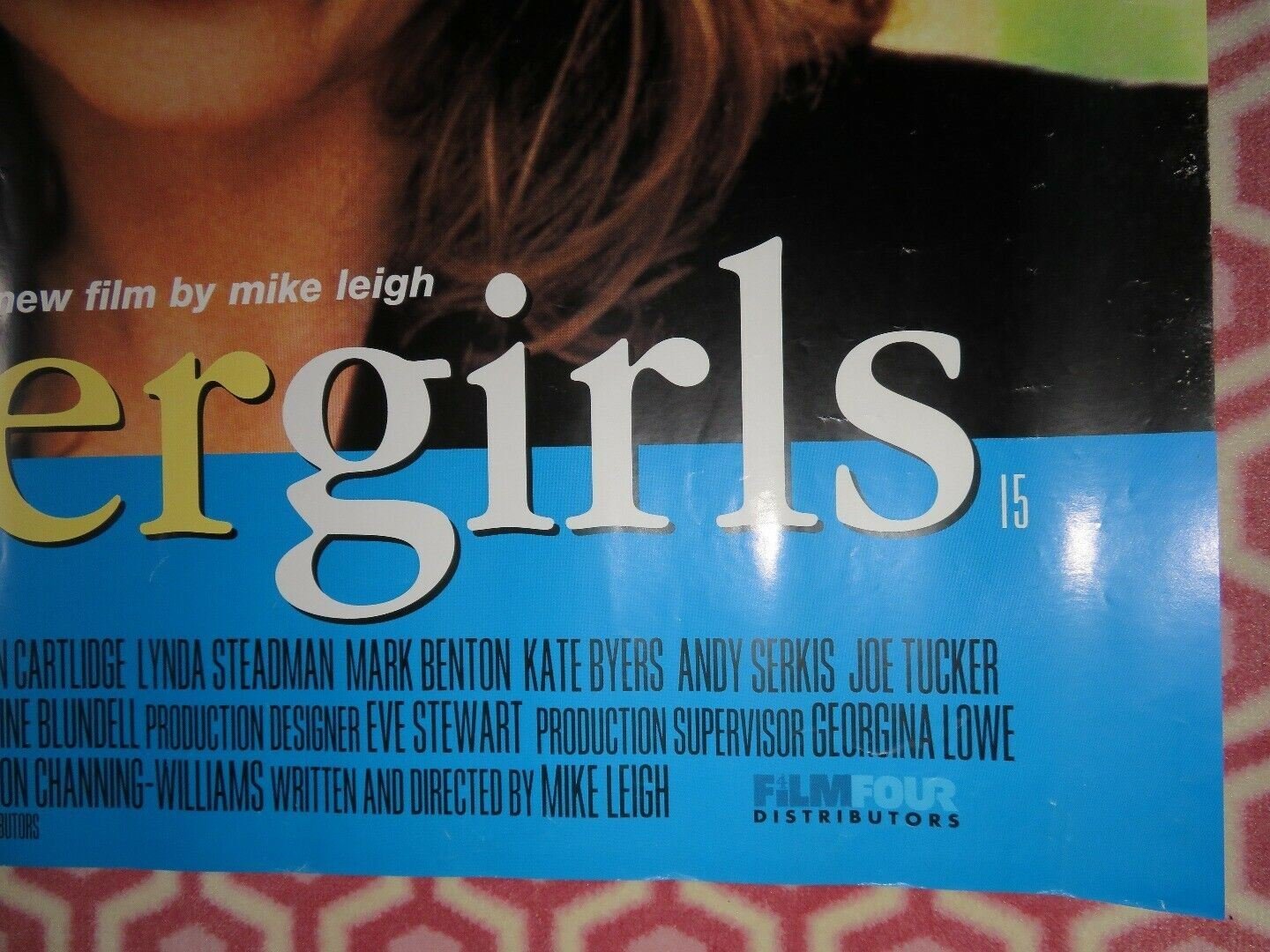 CAREER GIRLS QUAD (30"x 40") ROLLED POSTER MIKE LEIGH KATRIN CARTLIDGE 1997 Movie posters
