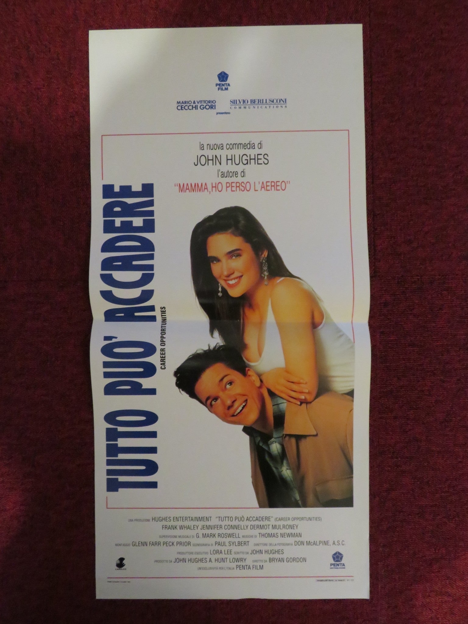 CAREER OPPORTUNITIES ITALIAN LOCANDINA POSTER JENNIFER CONNELLY F. WHALEY 1991 Rendezvous Cinema Movie posters