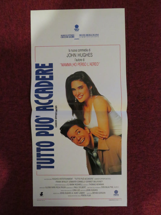 CAREER OPPORTUNITIES ITALIAN LOCANDINA POSTER JENNIFER CONNELLY F. WHALEY 1991 Rendezvous Cinema Movie posters