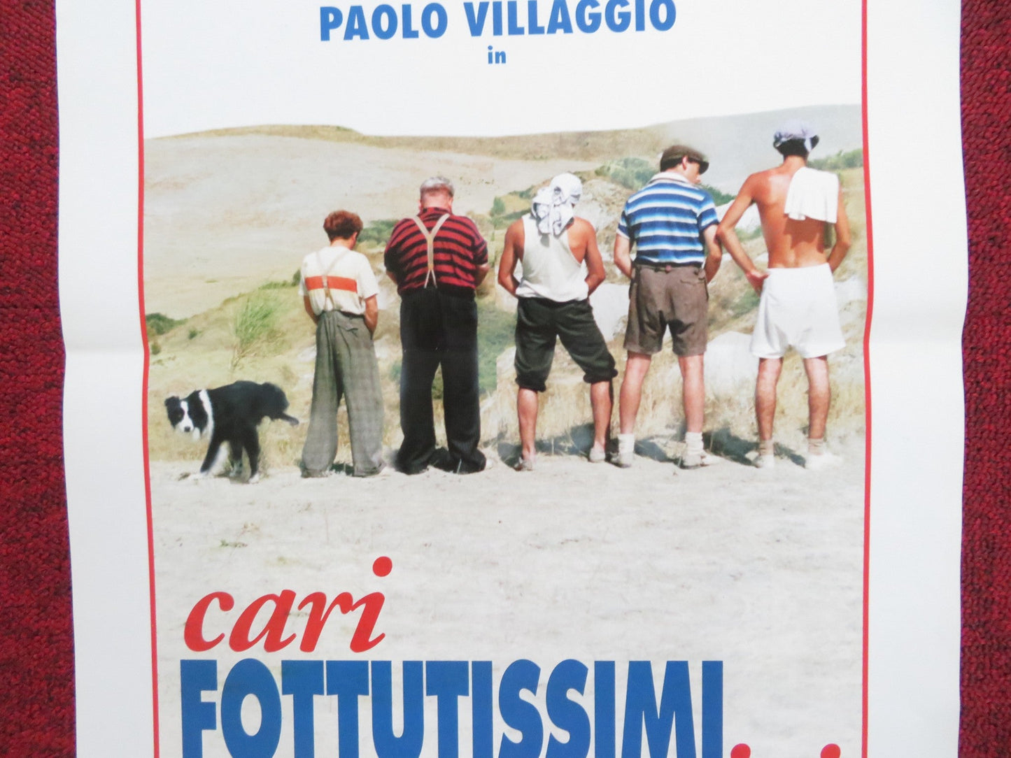 CARI FOTTUTISSIMI AMICI ITALIAN LOCANDINA POSTER PAOLO VILLAGGIO 1994 Rendezvous Cinema Movie posters