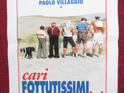 CARI FOTTUTISSIMI AMICI ITALIAN LOCANDINA POSTER PAOLO VILLAGGIO 1994 Rendezvous Cinema Movie posters
