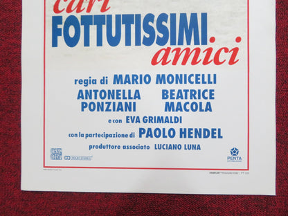 CARI FOTTUTISSIMI AMICI ITALIAN LOCANDINA POSTER PAOLO VILLAGGIO 1994 Rendezvous Cinema Movie posters