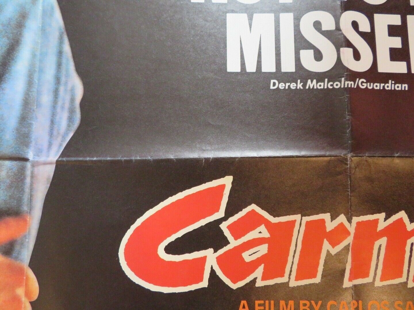 CARMEN BRITISH QUAD (30" x 40") POSTER ANTONI GADES LAURA DEL SOL CARLOS SAURA Movie posters