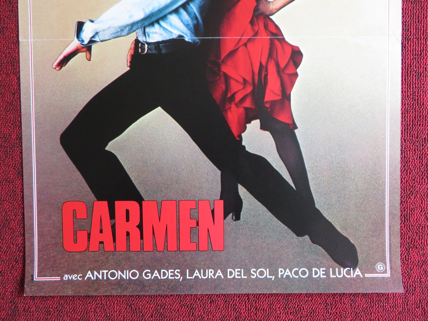 CARMEN FRENCH POSTER ANTONIO GADES LAURA DEL SOL 1983 Rendezvous Cinema Movie posters
