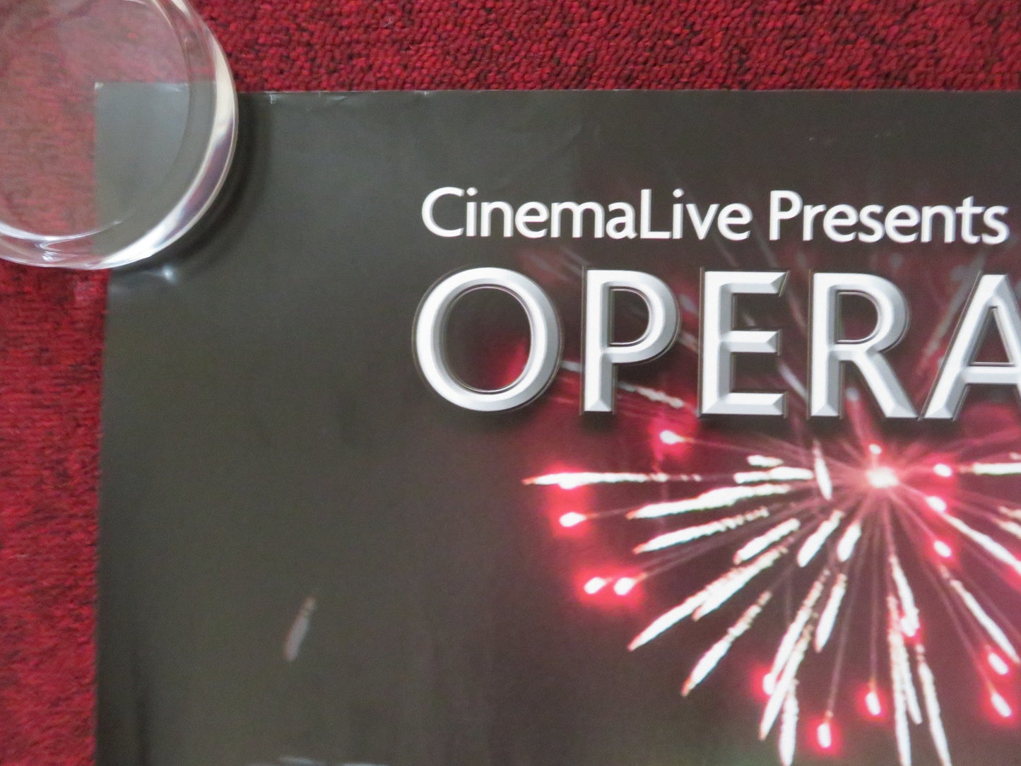 CARMEN HANDA OPERA ON SYDNEY HARBOUR UK QUAD ROLLED POSTER OPERA AUSTRALIA 2013 Rendezvous Cinema Movie posters