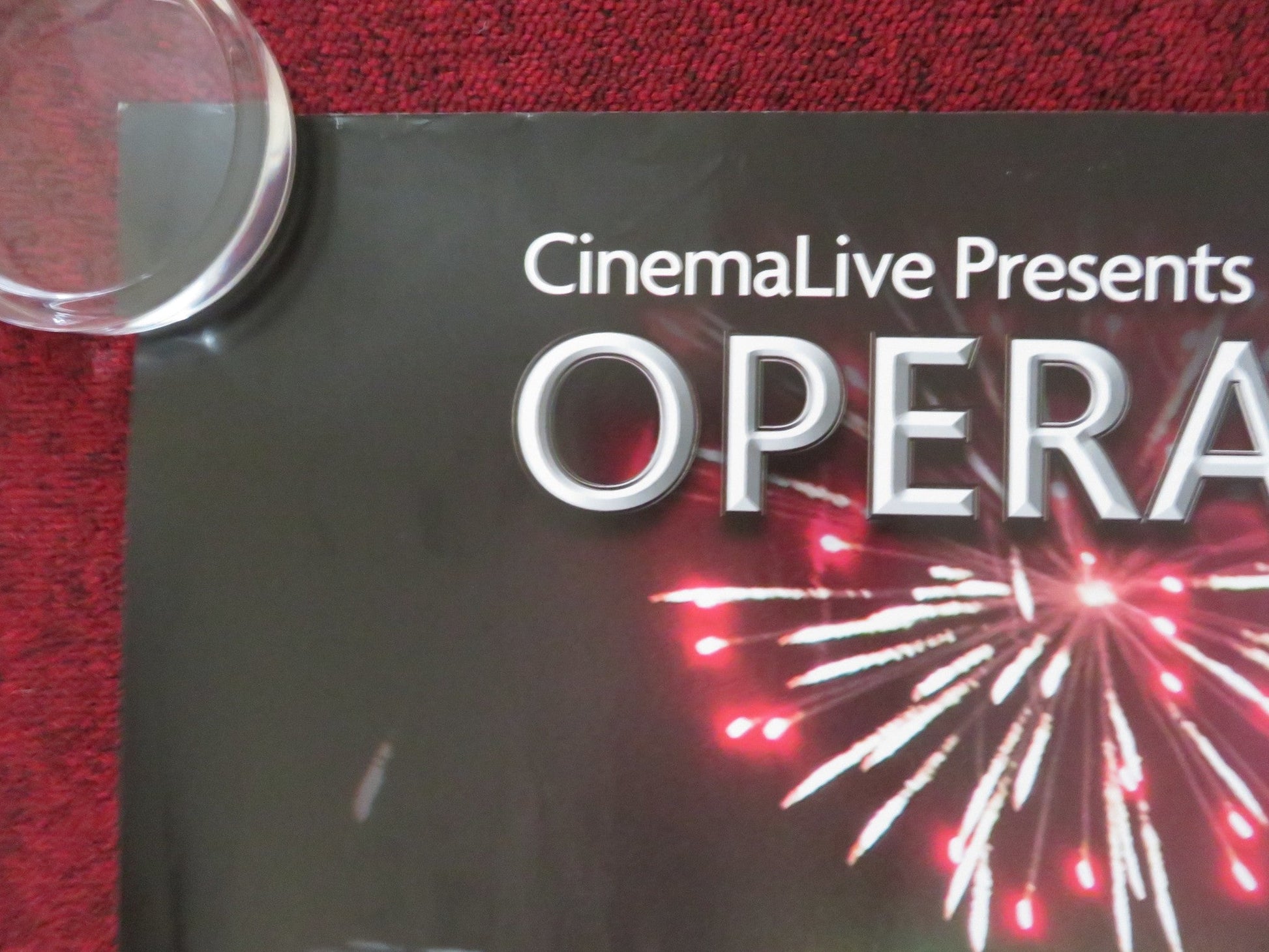 CARMEN HANDA OPERA ON SYDNEY HARBOUR UK QUAD ROLLED POSTER OPERA AUSTRALIA 2013 Rendezvous Cinema Movie posters