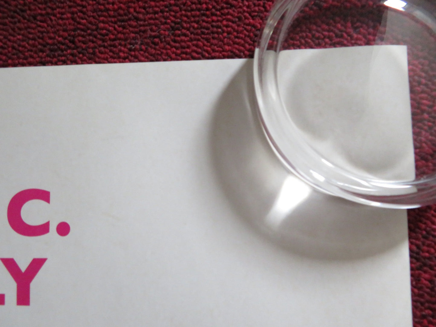 CARNAGE - A UK QUAD (30"x 40") ROLLED POSTER JODIE FOSTER KATE WINSLET 2011 Rendezvous Cinema Movie posters