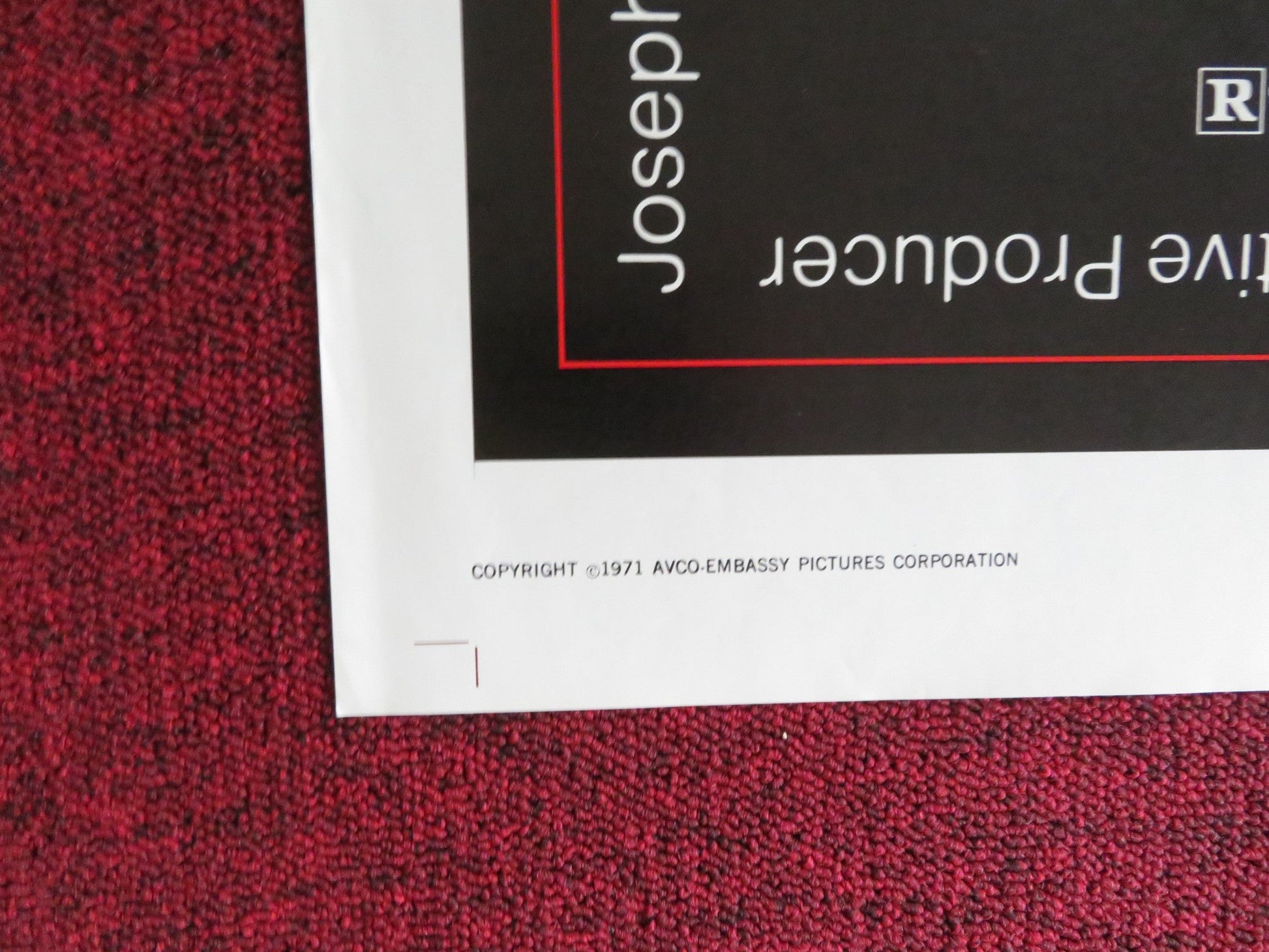 CARNAL KNOWLEDGE FOLDED US ONE SHEET POSTER JACK NICHOLSON CANDICE BERGEN 1971 Rendezvous Cinema Movie posters