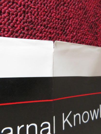 CARNAL KNOWLEDGE FOLDED US ONE SHEET POSTER JACK NICHOLSON CANDICE BERGEN 1971 Rendezvous Cinema Movie posters