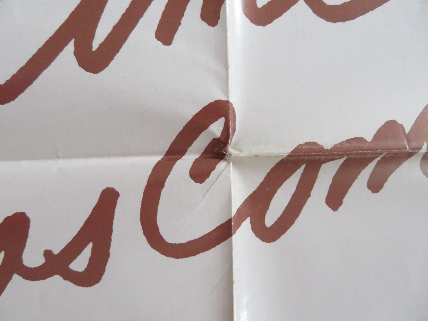 CARNAL KNOWLEDGE FOLDED US ONE SHEET POSTER JACK NICHOLSON CANDICE BERGEN 1971 Rendezvous Cinema Movie posters