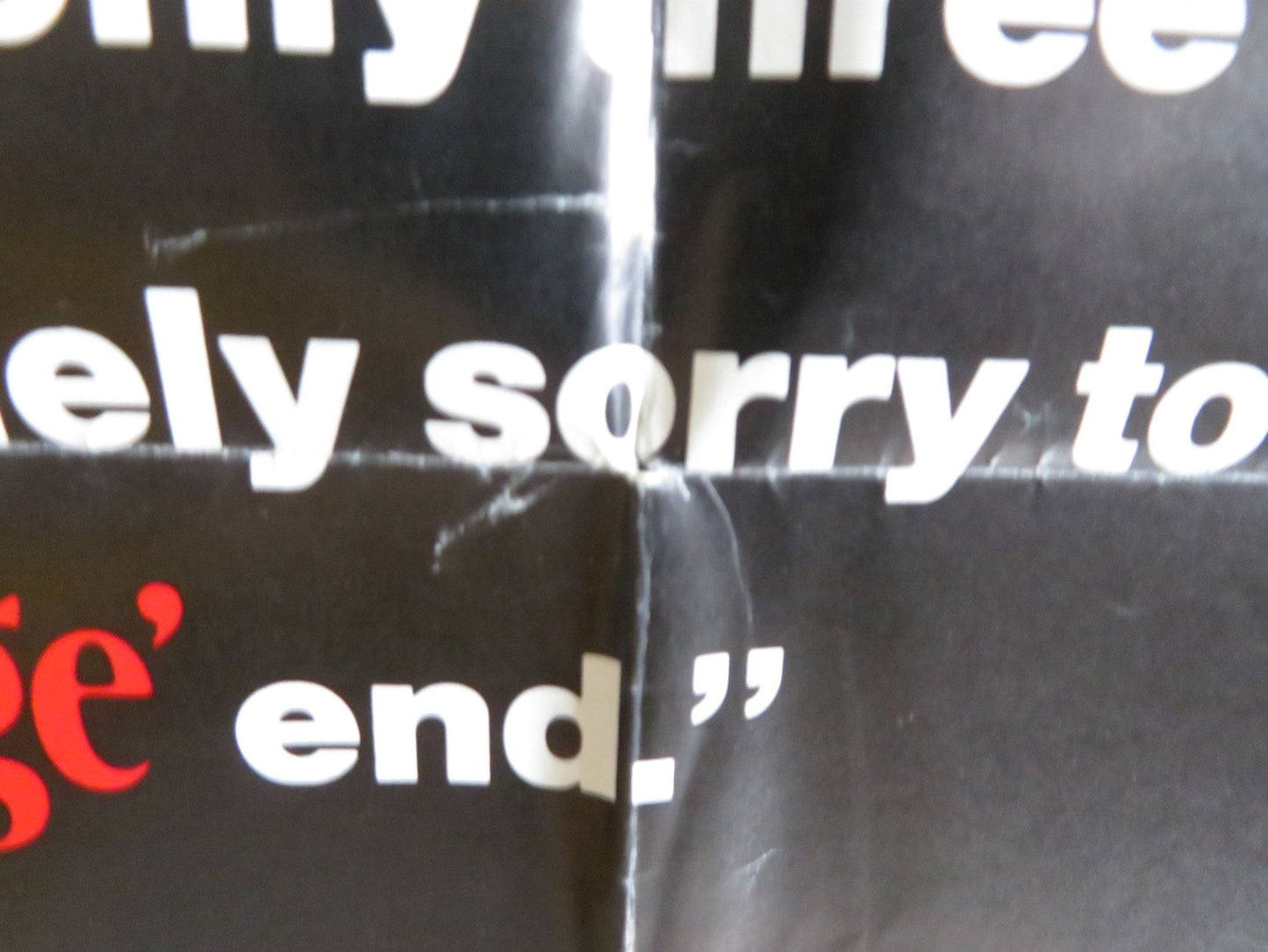 CARNAL KNOWLEDGE FOLDED US ONE SHEET POSTER JACK NICHOLSON CANDICE BERGEN 1971 Rendezvous Cinema Movie posters