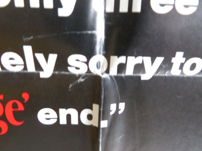 CARNAL KNOWLEDGE FOLDED US ONE SHEET POSTER JACK NICHOLSON CANDICE BERGEN 1971 Rendezvous Cinema Movie posters