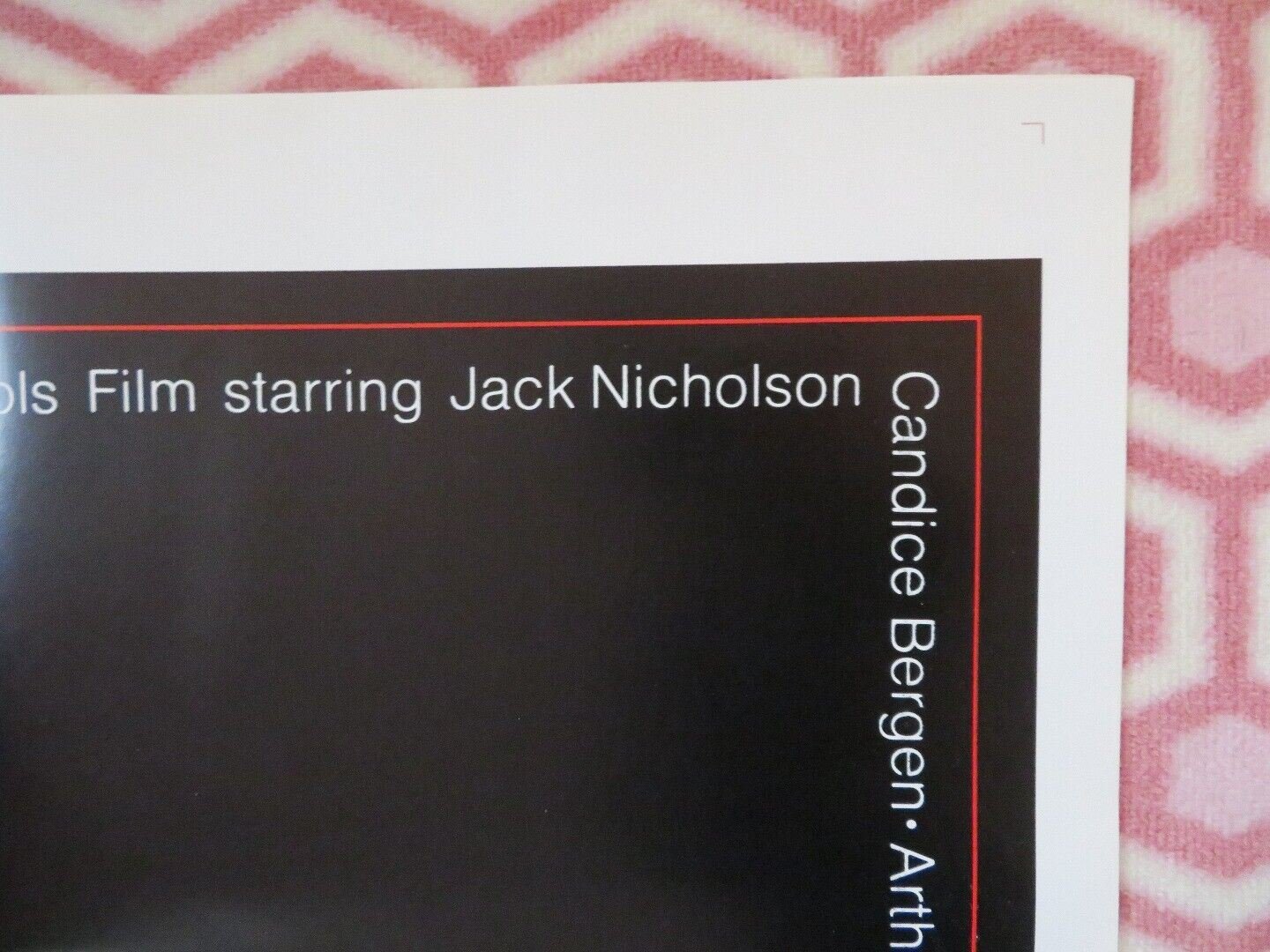 CARNAL KNOWLEDGE US ONE SHEET POSTER JACK NICHOLSON CANDICE BERGEN 1971 Movie posters