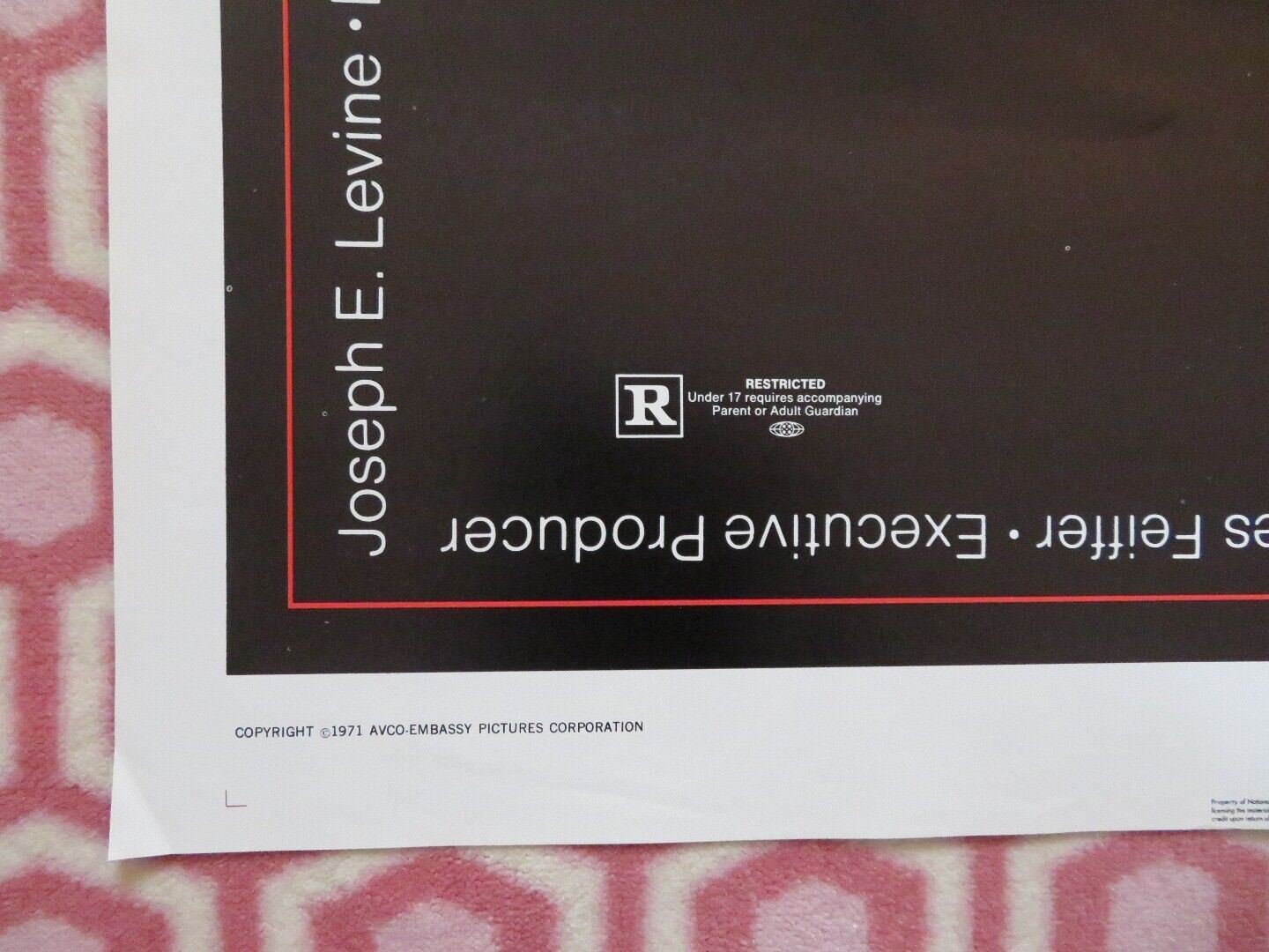 CARNAL KNOWLEDGE US ONE SHEET POSTER JACK NICHOLSON CANDICE BERGEN 1971 Movie posters