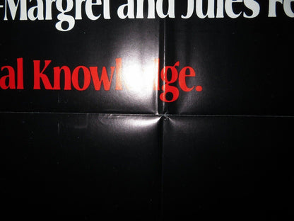 CARNAL KNOWLEDGE US ONE SHEET POSTER JACK NICHOLSON CANDICE BERGEN 1971 Movie posters