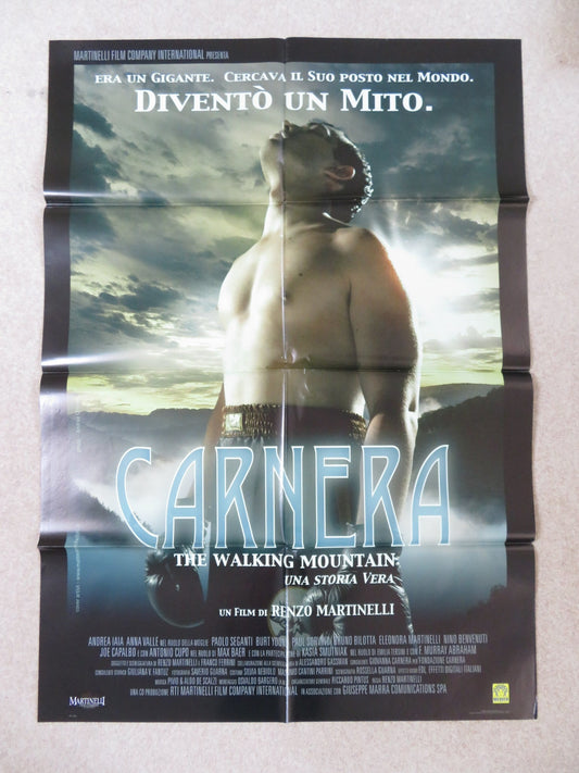 CARNERA THE WALKING MOUNTAIN ITALIAN 2 FOGLIO POSTER ANDREA LAIA ANNA VALLE 2008 Rendezvous Cinema Movie posters