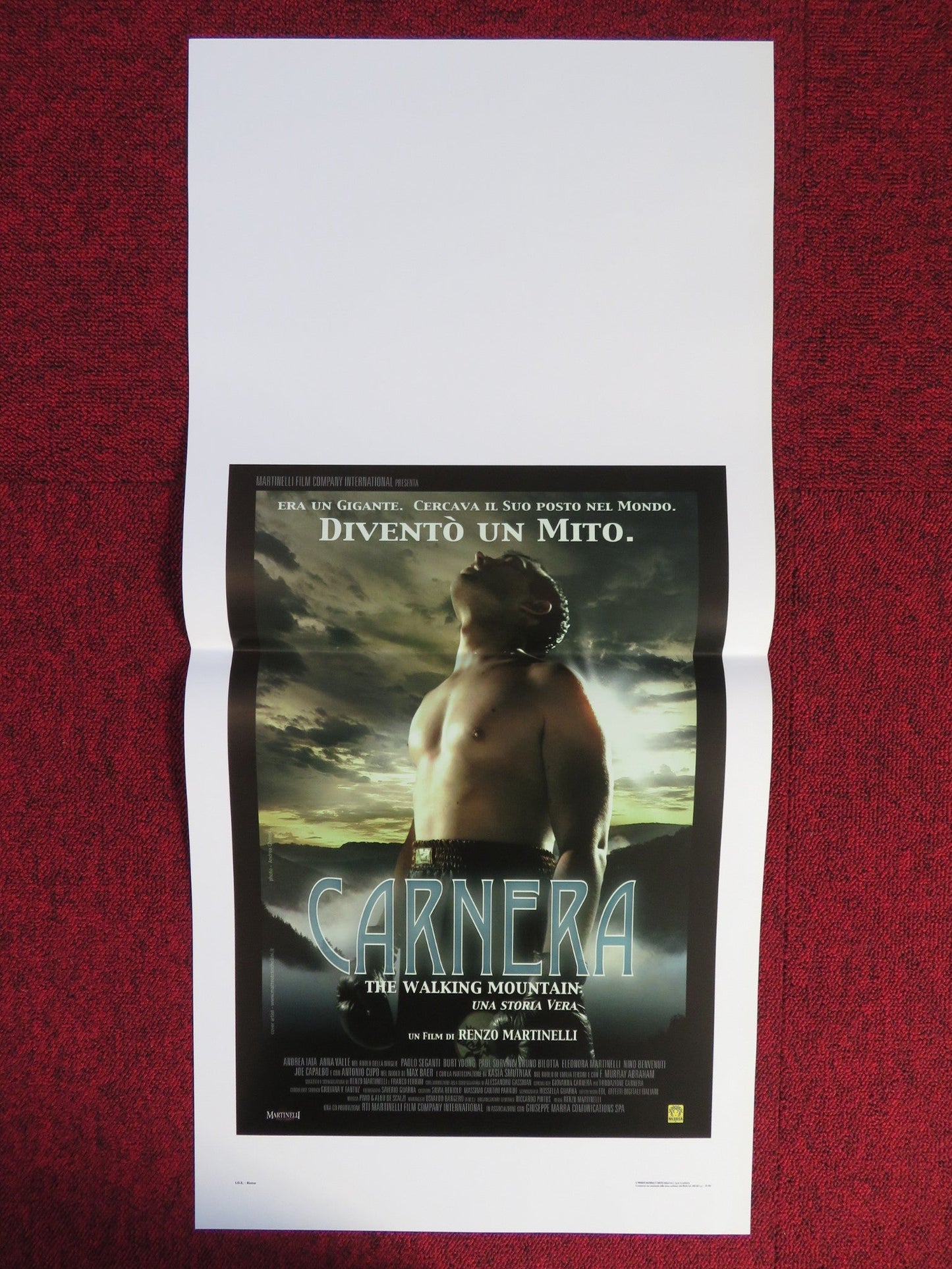 CARNERA: THE WALKING MOUNTAIN ITALIAN LOCANDINA POSTER ANDREA LAIA A. VALLE 2008 Rendezvous Cinema Movie posters