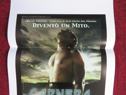 CARNERA: THE WALKING MOUNTAIN ITALIAN LOCANDINA POSTER ANDREA LAIA A. VALLE 2008 Rendezvous Cinema Movie posters