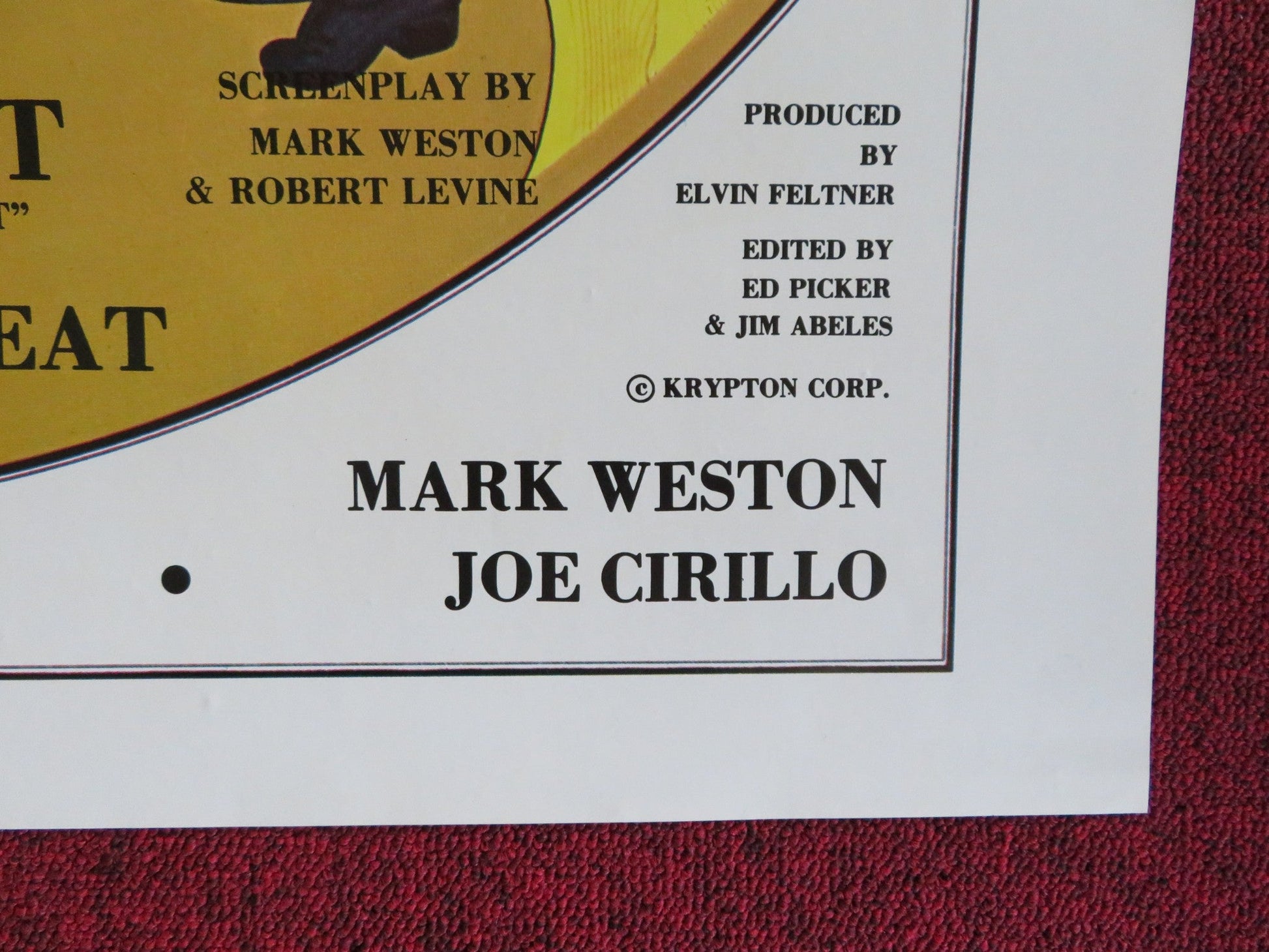 CARNIVAL MAGIC US TRI FOLDED ONE SHEET ROLLED POSTER DON STEWART R. CARROL 1983 Rendezvous Cinema Movie posters